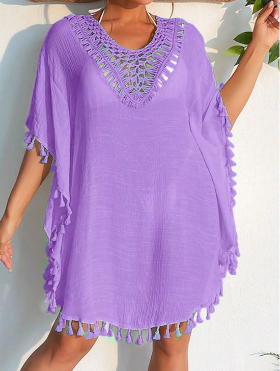 Lace Top W/ Fringes